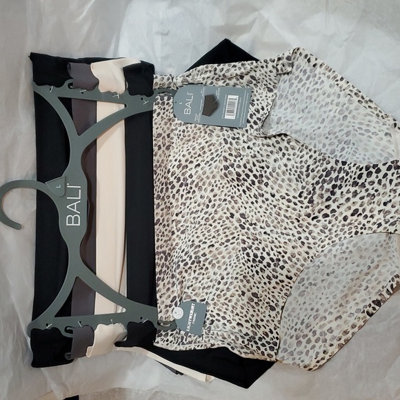 Bali lightweight no show women's seamless briefs panties 5pack size large new - Picture 3 of 13